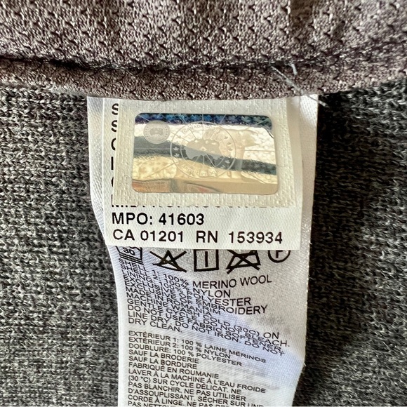 Canada Goose Windbridge Hooded Jacket - Charcoal Grey - Large L - Women’s - NWT - Picture 9 of 9